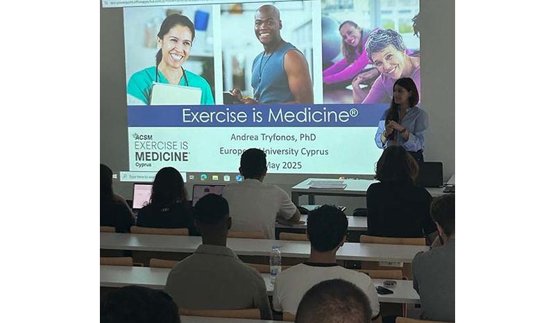 Exerciseis Medicine On Campus, στο Ευρωπαϊκό Πανεπιστήμιο Κύπρου Exerciseis Medicine On Campus, στο Ευρωπαϊκό Πανεπιστήμιο Κύπρου