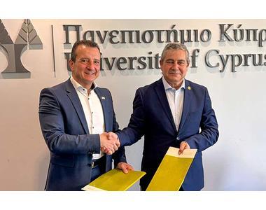 Υπογραφή Μνημονίου Συνεργασίας Πανεπιστημίου Κύπρου και Συνδέσμου Τραπεζών Κύπρου