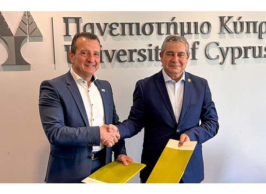 Υπογραφή Μνημονίου Συνεργασίας Πανεπιστημίου Κύπρου και Συνδέσμου Τραπεζών Κύπρου