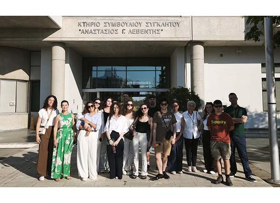 Φοιτητές-τριες του Αριστοτελείου Πανεπ. Θεσσαλονίκης στην Πανεπιστημιούπολη του Πανεπ. Κύπρου