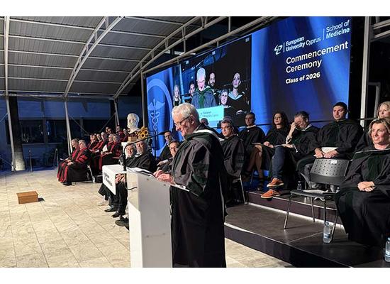 Οι απόφοιτοι της Ιατρικής Σχολής του Ευρωπαϊκού Πανεπιστημίου έδωσαν τον Όρκο του Ιπποκράτη