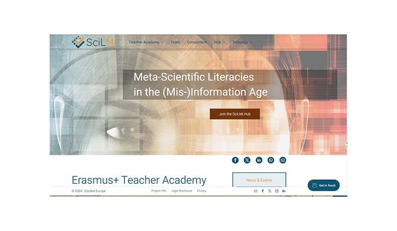 SciLMi Teacher Academy: ενίσχυση δεξιοτήτων εκπαιδευτικών για την αντιμετώπιση της παραπληροφόρησης