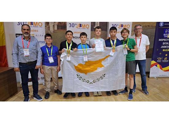 Αργυρό και Χάλκινο μετάλλιο για την Κύπρο στην 30η Βαλκανική Μαθηματική Ολυμπιάδα Νέων κάτω των 15,5 ετών