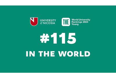 Το Παν. Λευκωσίας στη θέση #115 παγκοσμίως, στην κατάταξη THE Young University Rankings 2024