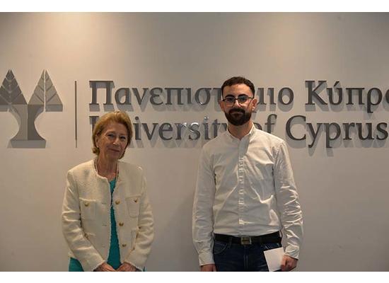 Βραβείο Ιδρύματος Γεώργιου και Ανδριανής Λόρδου σε εκτοπισμένο αριστούχο του Πανεπιστημίου Κύπρου