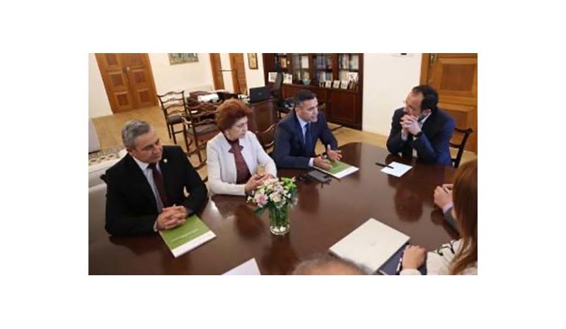 Συνάντηση αρχών του Πανεπιστημίου Κύπρου με τον Πρόεδρο της Δημοκρατίας