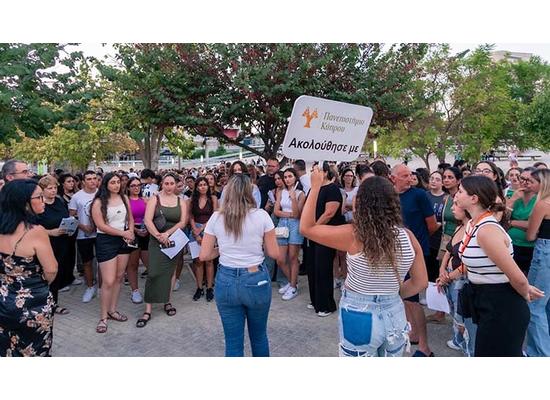 Το Πανεπιστήμιο Κύπρου υποδέχεται τη νέα γενιά φοιτητών και φοιτητριών