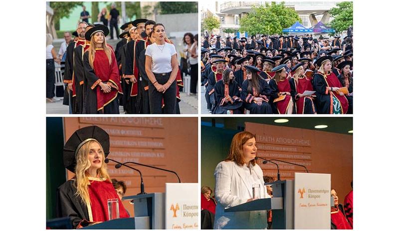 Λαμπρή Τελετή Αποφοίτησης Μεταπτυχιακών Φοιτητών/τριών τεσσάρων Σχολών του Πανεπιστημίου Κύπρου