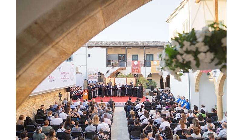 Πραγματοποιήθηκε 7η Τελετή απονομής τίτλων Σπουδών της Θεολογικής Σχολής Εκκλησίας Κύπρου