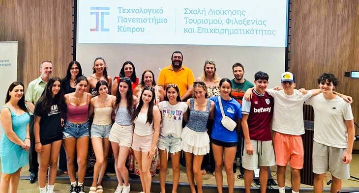 ΤΕΠΑΚ: Παιδιά της ομογένειας από την Αμερική επισκέφθηκαν την Σχολή Τουρισμού στην Πάφο