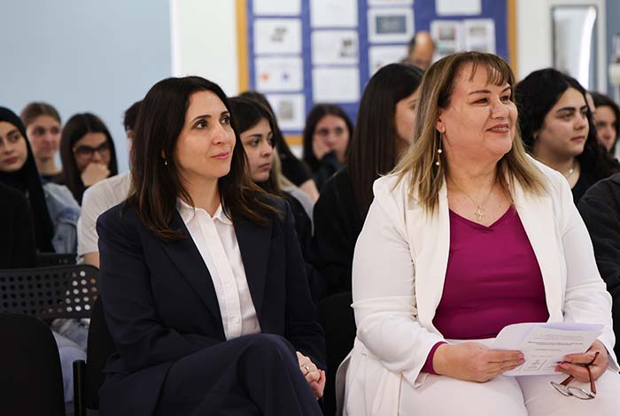 Επίσκεψη της Υφ. για Ευρωπαϊκά Θέματα στο Περ. Λύκειο «Μ. Κουτσόφτα και Α. Παναγίδη» Παλαιομετόχου