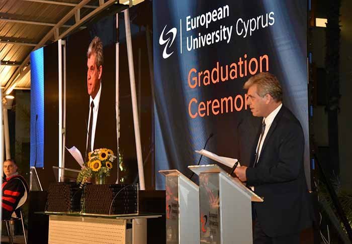 Τελετή Αποφοίτησης της Νομικής Σχολής και Σχολής Θετικών Επιστημών του Ευρωπαϊκού Πανεπιστημίου