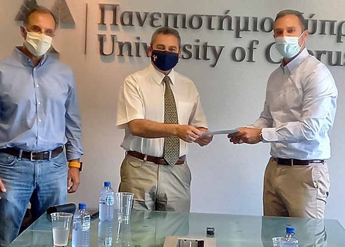 Ενίσχυση του Ταμείου Ευημερίας Φοιτητών/τριών του Πανεπιστημίου Κύπρου από τη Lordos Plastics