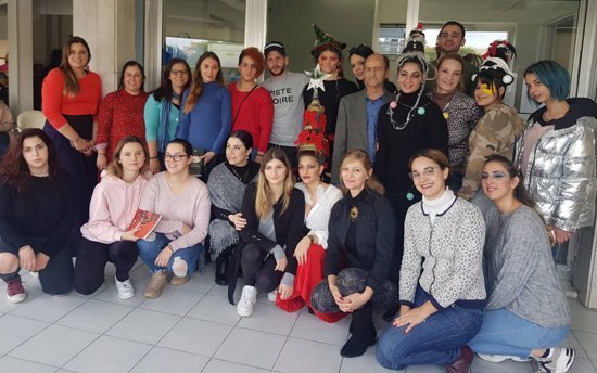 Christmas Make over competition Κομμωτικής και Αισθητικής στο CDA College Λευκωσίας