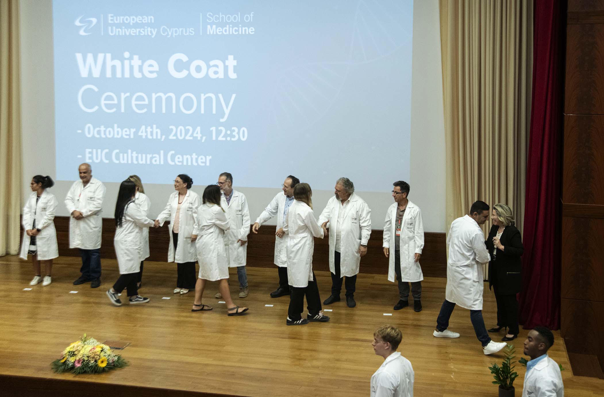 White Coat Ceremony Ιατρικής Σχολής του Ευρωπαϊκού Πανεπιστημίου Κύπρου
