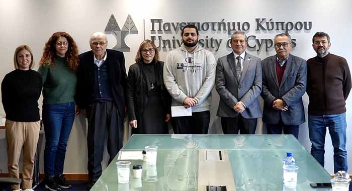 Βραβείο Έλλης Παναγιώτη Μαλλή σε εκτοπισμένο αριστούχο του Πανεπιστημίου Κύπρου