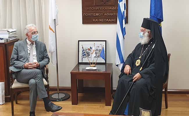 Συνάντηση Προδρόμου με τον Πατριάρχη Αλεξανδρείας