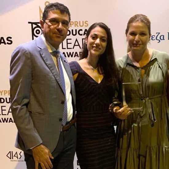Ασημένιο βραβείο στα Cyprus Education Leaders Awards 2021 για το Λύκειο Παραλιμνίου
