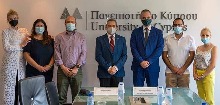 Έναρξη συνεργασίας Πανεπιστημίου Κύπρου και  Ινστιτούτου Ερευνών Προμηθέας