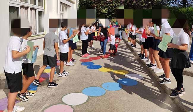 Αλλιώτικη υποδοχή για τα πρωτάκια του Δημοτικού Σχολείου ΔΡΑ.Σ.Ε. Πάφου Ζ΄ Αγίου Κενδέα