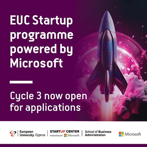 Έρχεται ο τρίτος κύκλος του EUC Startup programme powered by Microsoft