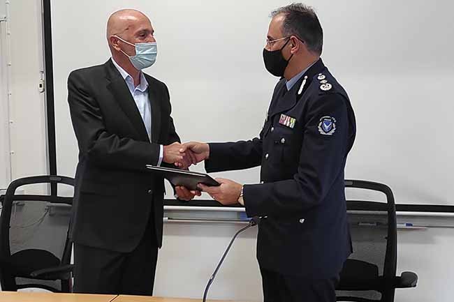 Μνημόνιο συνεργασίας μεταξύ Αστυνομίας Κύπρου και Πανεπιστημίου Λευκωσίας