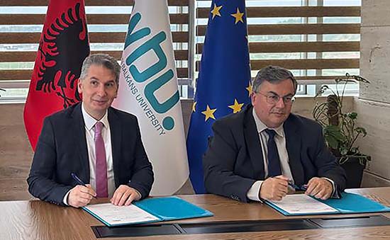 Υπογραφή Πρωτοκόλλου Συνεργασίας Πανεπιστημίου Νεάπολις και Western Balkans University