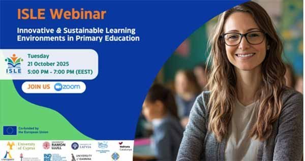 Eνημερωτική εκδήλωση «Innovative & Sustainable Learning Environments in Primary Education» Image
