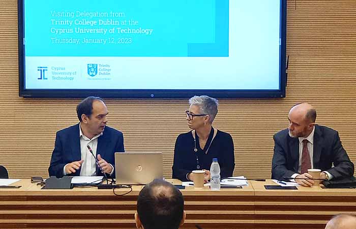 Επίσκεψη αντιπροσωπείας του Trinity College στο ΤΕΠΑΚ