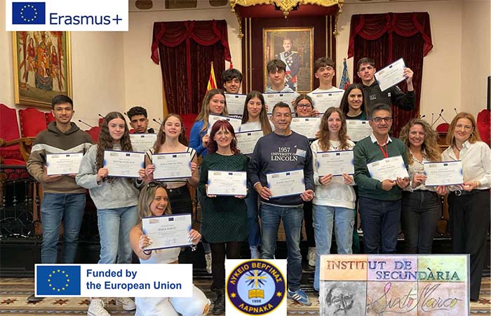 Το Λύκειο Βεργίνας σε ισπανικό σχολείο μέσω του προγράμματος Erasmus+ KA1