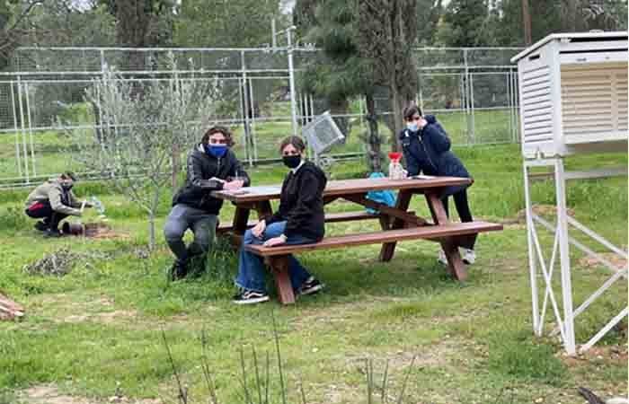 Μετεωρολογικός Σταθμός στο Γυμνάσιο Αγλαντζιάς