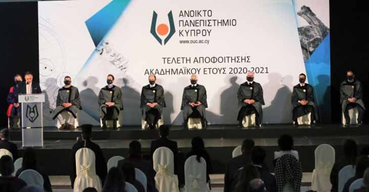619 νέοι απόφοιτοι έλαβαν τον τίτλο σπουδών τους από το Ανοικτό Πανεπιστήμιο Κύπρου