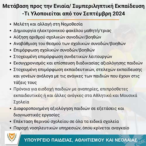 Μετάβαση από την ειδική στην ενιαία εκπαίδευση και στο σύγχρονο συμπεριληπτικό σχολείο: Επιμορφώσεις Μετάβαση από την ειδική στην ενιαία εκπαίδευση και στο σύγχρονο συμπεριληπτικό σχολείο: Επιμορφώσεις