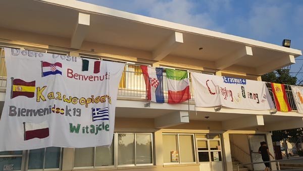 Υποδοχή των παιδιών του Erasmus + στο Δημοτικό σχολείο  Χλώρακας – Αγίου Νικολάου