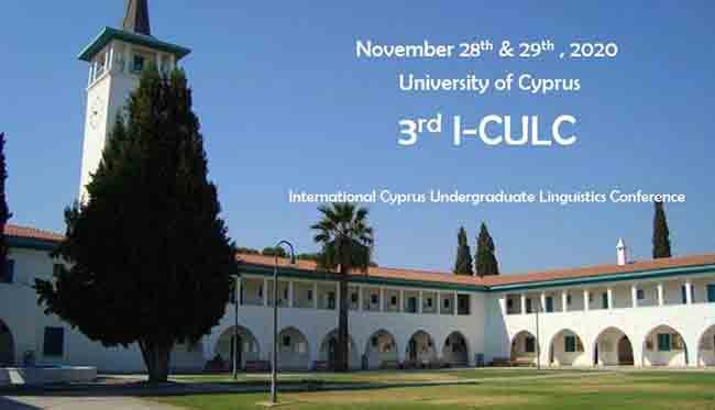 Τρίτο Διεθνές Προπτυχιακό Συνέδριο Γλωσσολογίας Κύπρου (iCULC 3)
