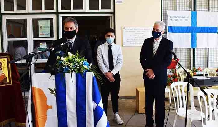 Προδρόμου και Λαλάκος στον εορτασμό για την 25η Μαρτίου 1821 στο Λύκειο Αγ. Γεωργίου Λακατάμειας