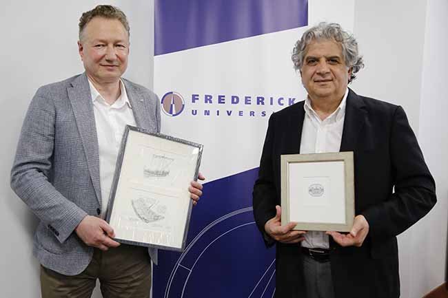 Συνάντηση Πρύτανη Πανεπιστημίου Frederick με τον Πρύτανη του Πανεπιστημίου Klaipeda της Λιθουανίας