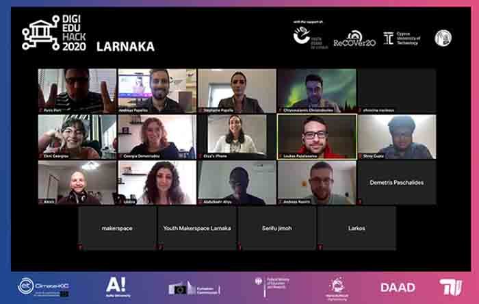 Πρόταση για διάχυση ορθών πληροφοριών μέσω influencers το πρώτο βραβείο στο Digi Edu Hack Larnaka