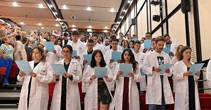 White Coat Ceremony Ιατρικής Σχολής του Ευρωπαϊκού Πανεπιστημίου Κύπρου