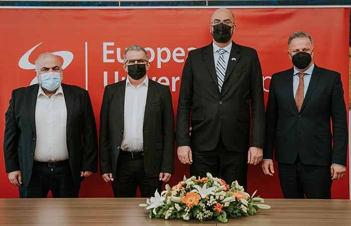 Συνάντηση γνωριμίας του Πρέσβη του Ισραήλ με τις Πρυτανικές αρχές του Ευρωπαϊκού Πανεπιστημίου