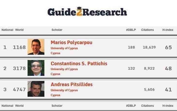 3 ακαδημαϊκοί του Παν. Κύπρου στους κορυφαίους, επιστήμονες παγκοσμίως