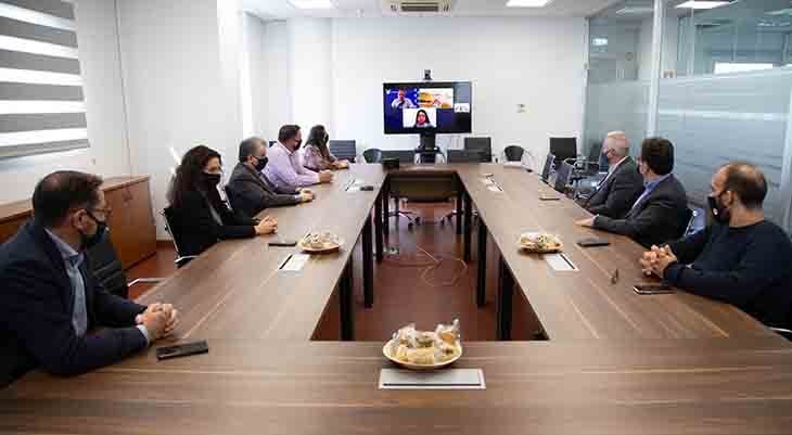 Επίσκεψη του Γενικού Γραμματέα του ΑΚΕΛ στο Πανεπιστήμιο Frederick