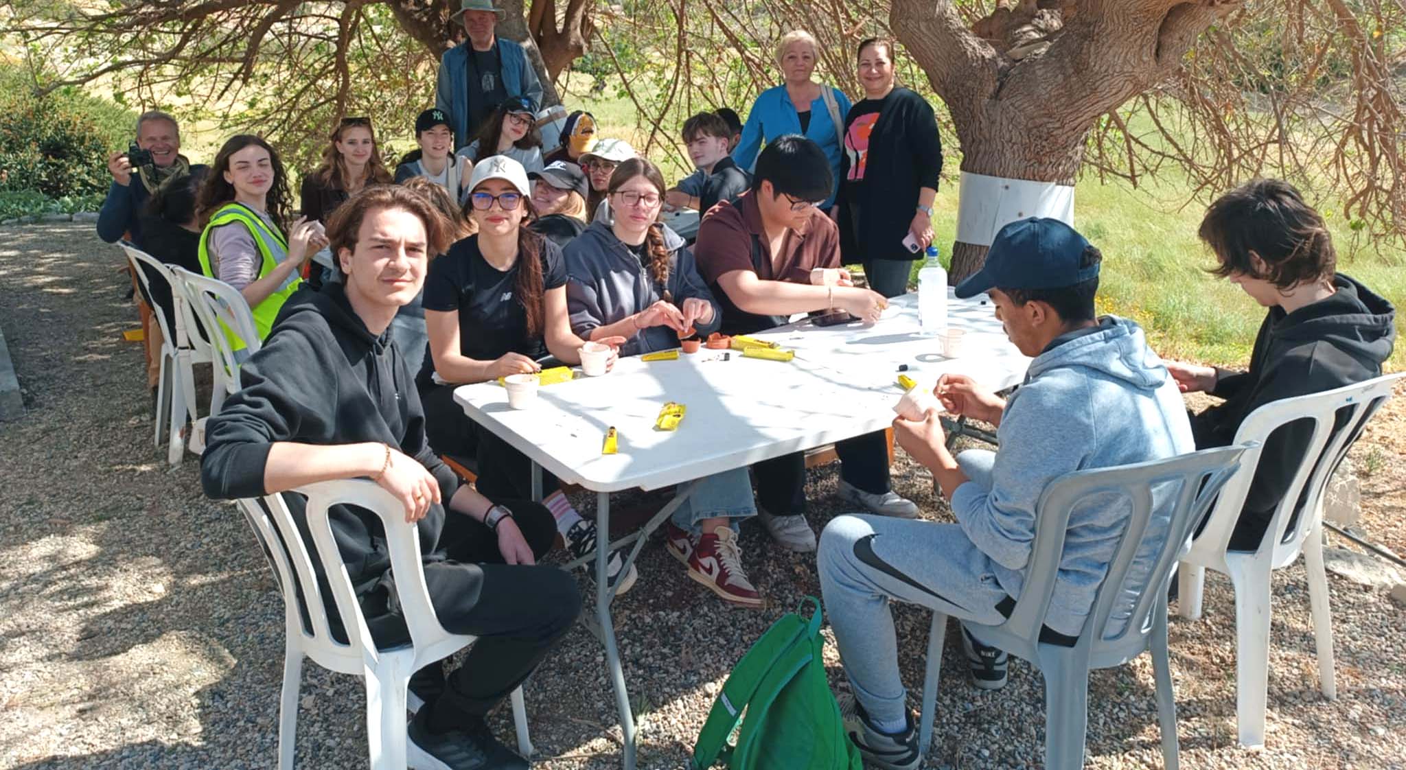 Εργαστήρι αρχαιολογίας και συντήρησης με Erasmus+ και μαθητές της Ειδικής Μονάδας Λανιτείου Λυκείου