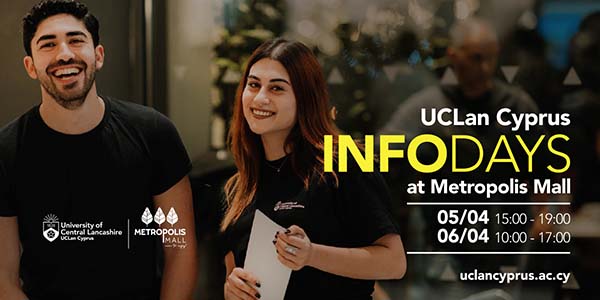 Info Days Πανεπιστημίου UCLan Cyprus στο Metropolis Mall