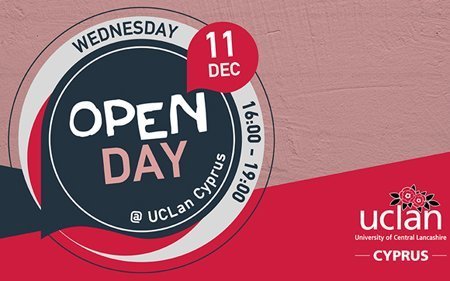 Open Day του Πανεπιστημίου UCLan Cyprus στις 11 Δεκεμβρίου