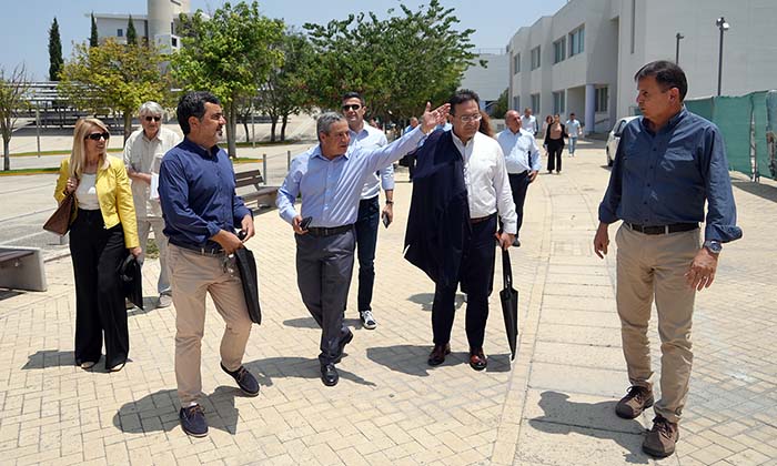 Επίσκεψη της Κοινοβ. Επιτροπής Παιδείας και Πολιτισμού στο Πανεπιστήμιο Κύπρου