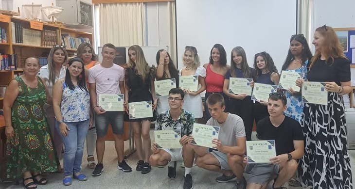 Το Γυμνάσιο Επισκοπής φιλοξένησε σχολείο από τη Σλοβακία Image