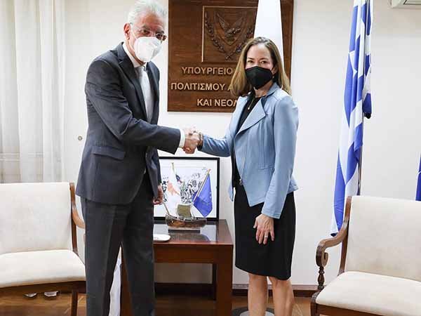Συνάντηση Προδρόμου  με την Υφ. Εξωτερικών για Εκπαιδευτικά και Πολιτιστικά Θέματα των ΗΠΑ