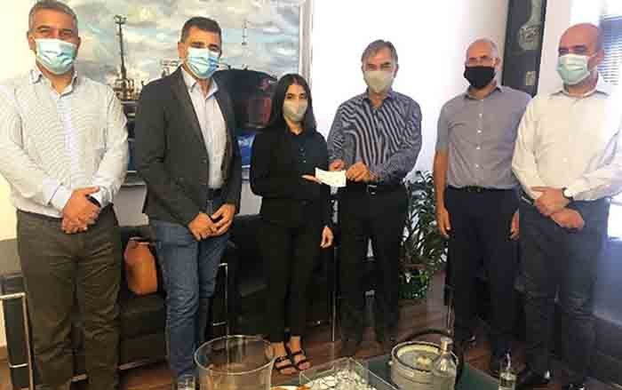 Aπονομή υποτροφίας από τη Lemissoler Navigation Ltd σε μεταπτυχιακή φοιτήτρια του ΤΕΠΑΚ