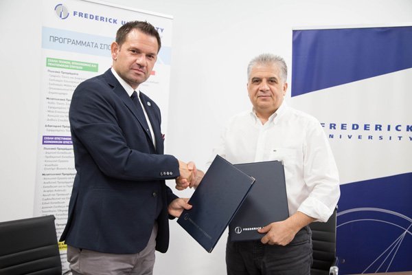 Μνημόνιο Συνεργασίας Πανεπιστημίου Frederick και ΠΑ.Σ.Π.